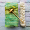 The Beginner Spinner - Drop Spindle + Fibre Kit