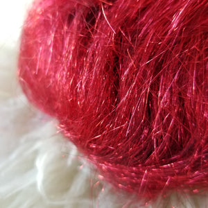 Cranberry - Angelina Sparkles - Yarnhouse Fibres