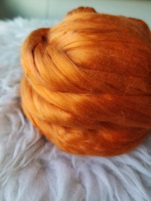 Pumpkin Spice - Mulberry Silk - Yarnhouse Fibres