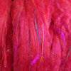 Scarlet - Sari Silk Roving - Yarnhouse Fibres