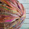 Firecracker - Sari Silk Roving - Yarnhouse Fibres