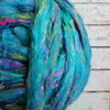 Pool Party - Sari Silk Roving - Yarnhouse Fibres