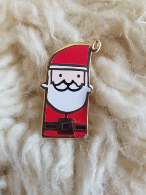 Santa Claus enamel pin 