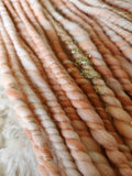 Sparkling Peach - Hand Spun Yarn