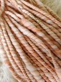 Sparkling Peach - Hand Spun Yarn