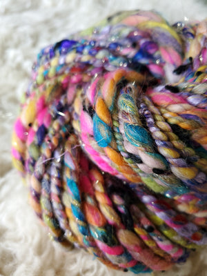 Rotten Rainbow - Hand Spun Yarn