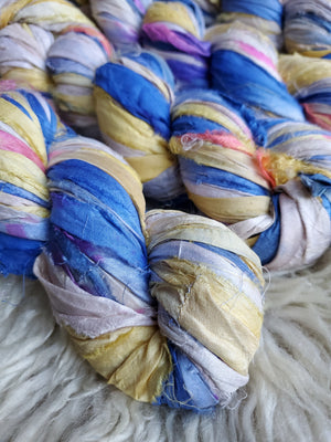 Tie Dye #8 - Sari Silk Ribbon