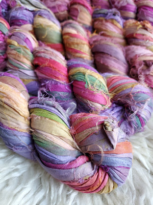 Tie Dye #5 - Sari Silk Ribbon