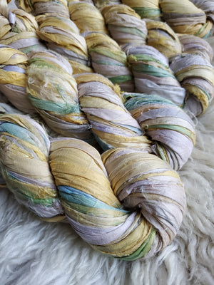 Tie Dye #2 - Sari Silk Ribbon