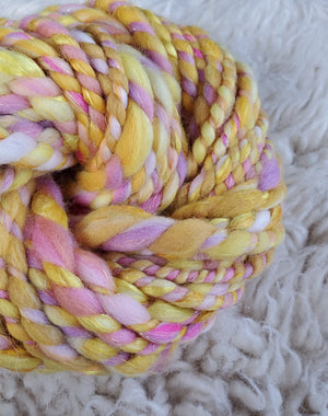 Lemon Razz - Hand Spun Yarn