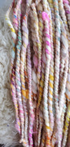 Rainbow Scrap- Hand Spun Yarn