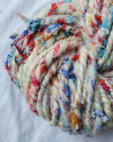 Rainbow Plaid - Hand Spun Yarn